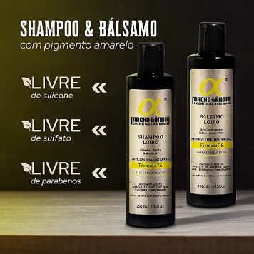 Bálsamo Fórmula 76 - 250ml (Cabelos Loiros)
