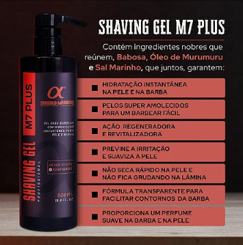 SHAVING GEL M7 PLUS - 500 ML
